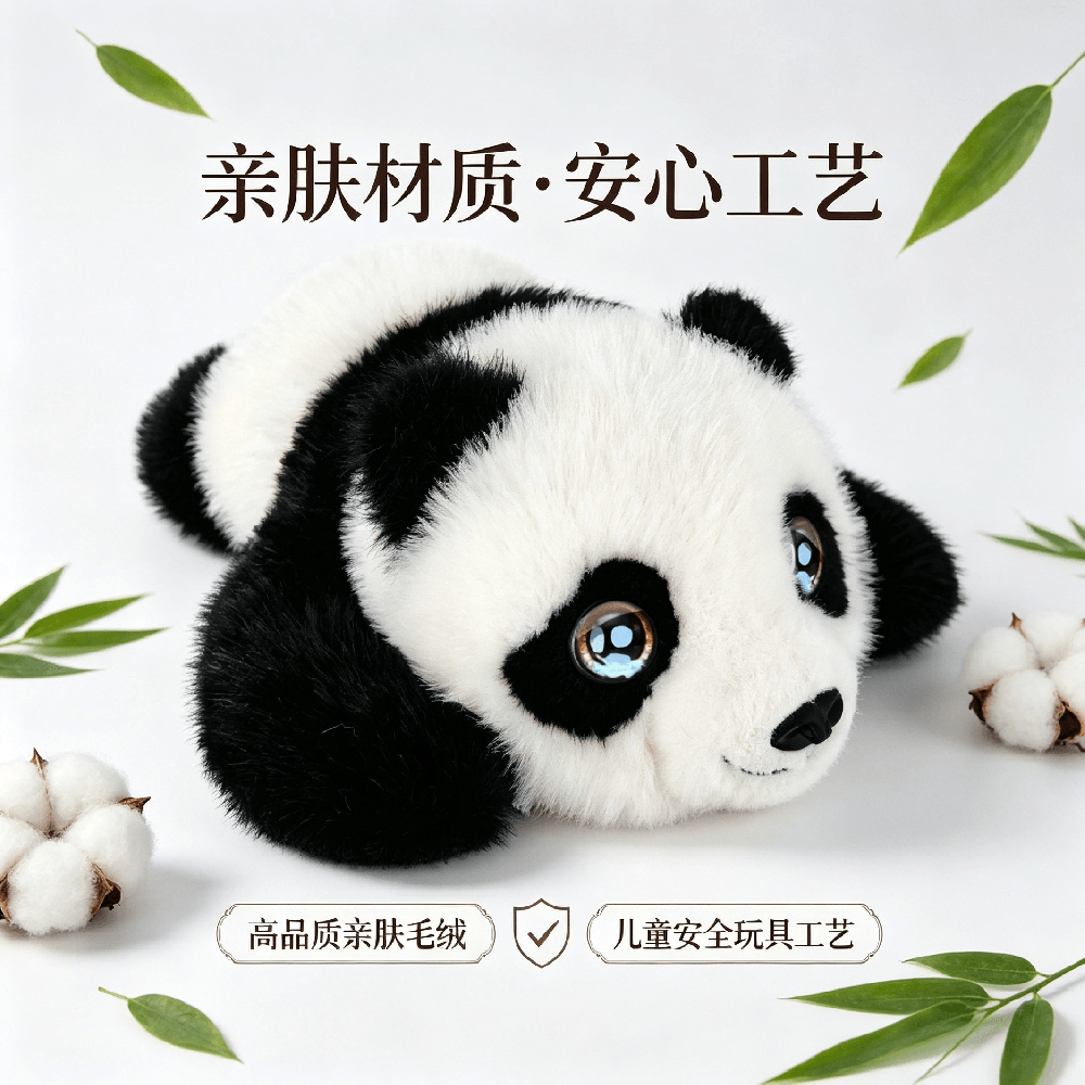 AI智能玩具--果赖熊猫-会表达情绪的儿童陪伴
