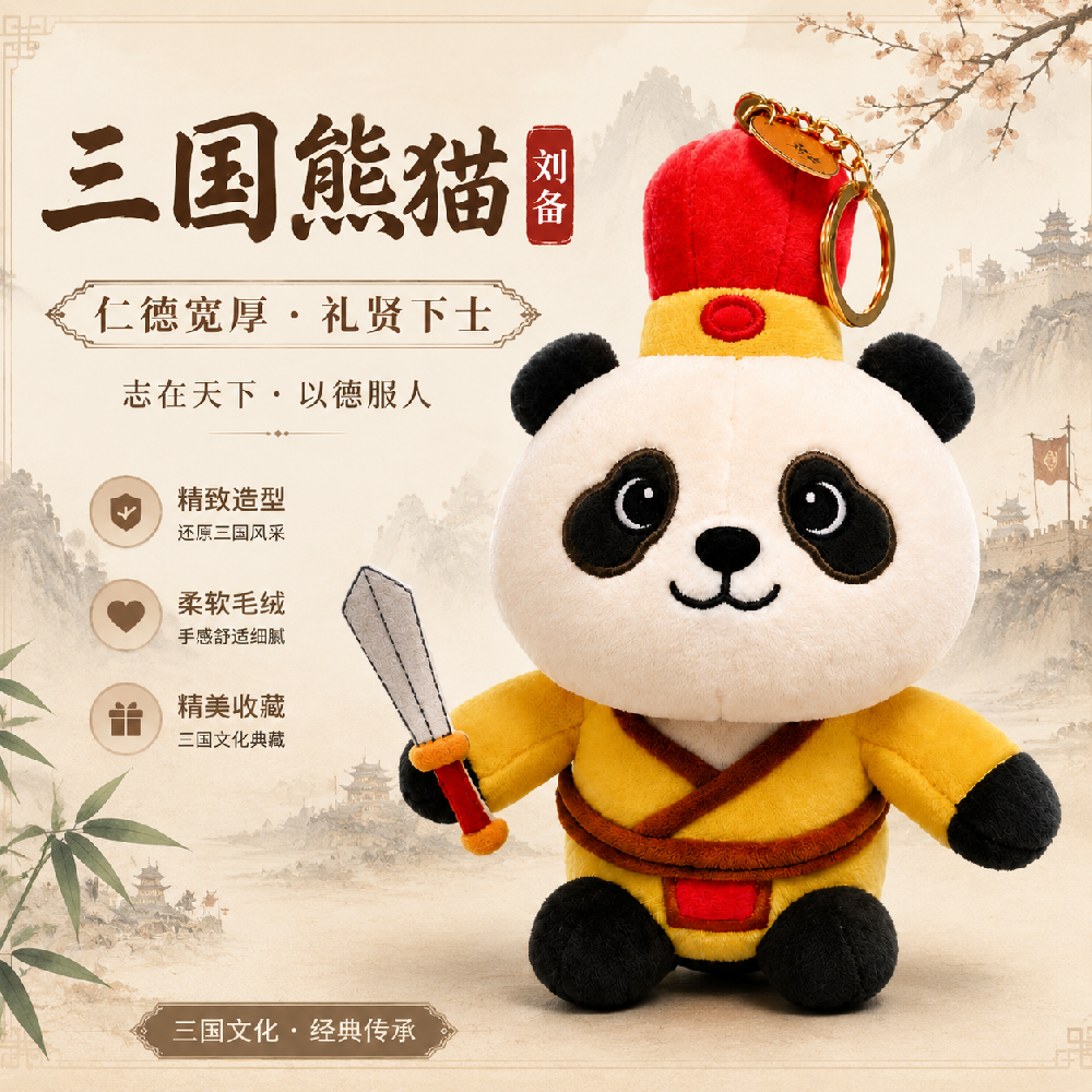 国风萌趣 × 硬核制造：《三国熊猫传奇》盲盒走红，新迪泰以 